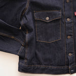 画像をギャラリービューアに読み込む, LEVI'S リーバイス インディゴ リラックスフィット デニム トラッカージャケット Gジャン INDIGO RELAXED DENIM TRUCKER JACKET MENS
