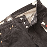 画像をギャラリービューアに読み込む, US リーバイス LEVI'S ／ LEVI STRAUSS CO. リーバイス・ストラウス・アンド・カンパニー 501 ORIGINAL SELVEDGE BLACK オリジナル セルビッジ ブラックデニム MENS
