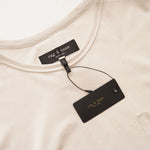 画像をギャラリービューアに読み込む, RAG&amp;BONE NEWYORK ラグアンドボーン ニューヨーク ナチュラルグレー クルーネック 胸ポケット Tシャツ NATURAL GRAY POCKET TEE MENS
