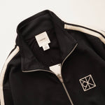 画像をギャラリービューアに読み込む, CK カルバンクライン ブラック ジップアップ ジャージ  CALVIN KLEIN BLACK ZIP-UP JERSEY TOP MENS
