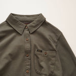 画像をギャラリービューアに読み込む, Lee®︎ リー オリーブグレー クロップド 天竺シャツ OLIVE GRAY CROPPED KNIT SHIRT WOMEN
