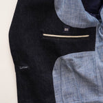 画像をギャラリービューアに読み込む, LEVI'S LEVI STRAUSS &amp; CO. リーバイス リーバイ ストラウス＆カンパニー MADE FROM JAPANESE DENIM インディゴ  デニム テーラードジャケット INDIGO DENIM TAILORED JACKET WOMENS
