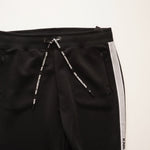 画像をギャラリービューアに読み込む, KARL LAGERFELD PARIS カールラガーフェルド ブラック ジャージ サイドロゴテープ イージーパンツ  BLACK SIDE LOGO TAPE JERSEY PANT WOMEN
