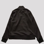 画像をギャラリービューアに読み込む, KARL LAGERFELD PARIS カールラガーフェルド ブラック ジップアップジャージトップ BLACK ZIP-UP JERSEY TOP WOMEN

