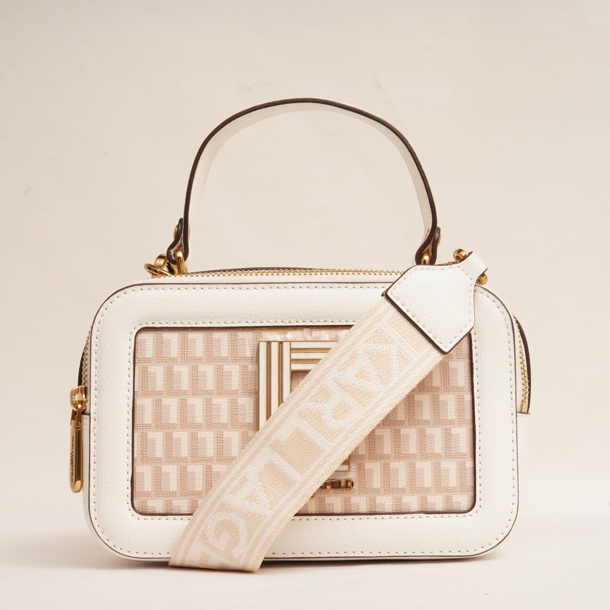 KARL LAGERFELD カール ショルダーバッグ 新品 KARL LAGERFELD PARIS カールラガーフェルド ホワイト ショルダー