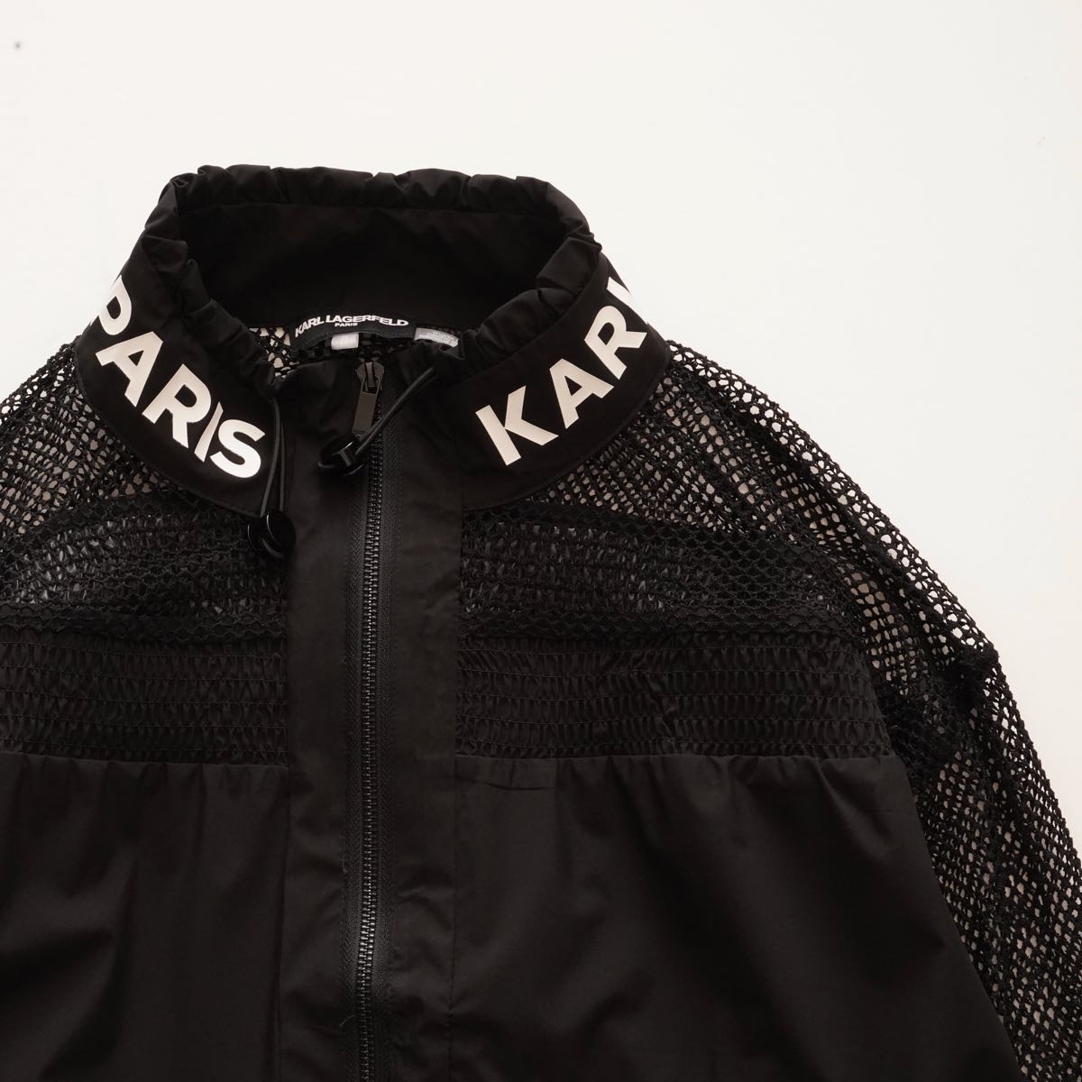 KARL LAGERFELD PARIS カールラガーフェルド パリ ブラック メッシュ 