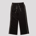 画像をギャラリービューアに読み込む, KARL LAGERFELD PARIS カールラガーフェルド パリ ブラック サイドメッシュイージーパンツ BLACK SIDE-MESH EASY PANTSWOMEN
