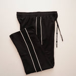 画像をギャラリービューアに読み込む, KARL LAGERFELD PARIS カールラガーフェルド パリ ブラック サイドメッシュイージーパンツ BLACK SIDE-MESH EASY PANTSWOMEN
