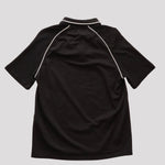 画像をギャラリービューアに読み込む, KARL LAGERFELD PARIS カールラガーフェルド パリ ブラック 1/4ジップ ポロトップ BLACK QUARTER-ZIP POLO TOP MEN
