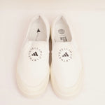 画像をギャラリービューアに読み込む, アディダス ステラマッカートニー ホワイト コート スリッポン スニーカー ADIDAS × STELLA MCCARTNEY WHITE COURT SLIP ON SNEAKER
