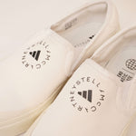 画像をギャラリービューアに読み込む, アディダス ステラマッカートニー ホワイト コート スリッポン スニーカー ADIDAS × STELLA MCCARTNEY WHITE COURT SLIP ON SNEAKER

