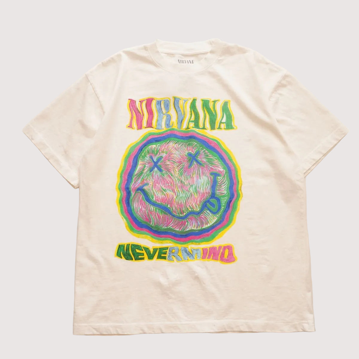 ニルヴァーナ ネバーマインド ホワイト Tシャツ NIRVANA NEVERMIND