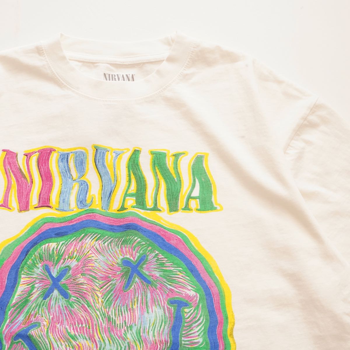 ニルヴァーナ ネバーマインド ホワイト Tシャツ NIRVANA NEVERMIND