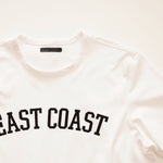 画像をギャラリービューアに読み込む, oak + fort オークアンドフォート ホワイト イーストコースト フロッキープリント Tシャツ  WHITE EAST COAST FLOCK-PRINT T-SHIRT
