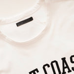 画像をギャラリービューアに読み込む, oak + fort オークアンドフォート ホワイト イーストコースト フロッキープリント Tシャツ  WHITE EAST COAST FLOCK-PRINT T-SHIRT
