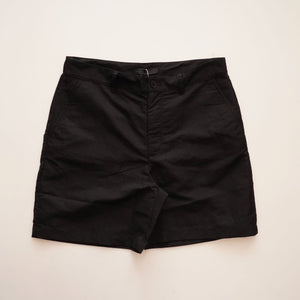 oak + fort オークアンドフォート ナイロン ブラック ショートパンツ