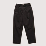 画像をギャラリービューアに読み込む, oak + fort オークアンドフォート ブラック ストレッチ タックパンツ BLACK TUCK PANT WOMEN
