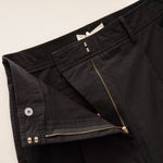 画像をギャラリービューアに読み込む, oak + fort オークアンドフォート ブラック ストレッチ タックパンツ BLACK TUCK PANT WOMEN
