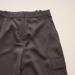 画像をギャラリービューアに読み込む, CK カルバンクラインジーンズ グレー ポリツイル カーゴ パンツ CALVIN KLEIN JEANS GRAY POLY CARGO PANTS WOMENS
