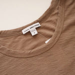 画像をギャラリービューアに読み込む, ジェームス パース ブラウン 半袖カットソー Tシャツ JAMES PERSE BROWN TEE T-SHIRT WOMENS
