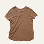 画像をギャラリービューアに読み込む, ジェームス パース ブラウン 半袖カットソー Tシャツ JAMES PERSE BROWN TEE T-SHIRT WOMENS
