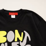 画像をギャラリービューアに読み込む, アドラーブル オリジナル ブラック ボンジュール Tシャツ ADOLUVLE ORIGINAL BLACK BONJOUR T-SHIRTS
