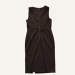 画像をギャラリービューアに読み込む, KARL LAGERFELD PARIS カールラガーフェルド ブラックノースリーブ シースドレス ワンピース  BLACK SLEEVELESS SHEATH DRESS WOMEN
