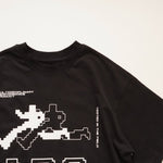 画像をギャラリービューアに読み込む, A.R.C. ブラック プリント Tシャツ MULTIDISCIPLINARY PEAFORMANCE PRODUCT TESTED IN THE FIELD
