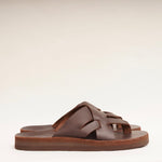 画像をギャラリービューアに読み込む, THE SANDALMAN サンダルマン #3 バーガンディ レザー サンダル アメリカ製 #3 BURGUNDY LEATHER SANDAL MADE IN USA MEN
