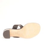 画像をギャラリービューアに読み込む, ビンス ヴィンス ブラックレザー ベルテッド トング ヒールサンダル  VINCE BLACK LEATHER HEEL BELTED THONG SANDALS WOMENS
