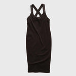 画像をギャラリービューアに読み込む, KARL LAGERFELD PARIS カールラガーフェルド ロゴテープストラップ ブラックドレス LOGO TAPE STRAP BLACK DRESS WOMEN
