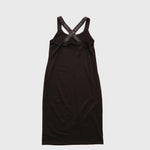 画像をギャラリービューアに読み込む, KARL LAGERFELD PARIS カールラガーフェルド ロゴテープストラップ ブラックドレス LOGO TAPE STRAP BLACK DRESS WOMEN
