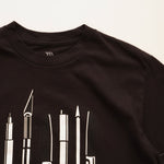 画像をギャラリービューアに読み込む, CIRCULATE サーキュレート ブラック アートツール プリント Tシャツ アメリカ製 BLACK CIRCULATE ARTS PRNT TEE MADE IN USA
