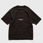 画像をギャラリービューアに読み込む, STUDIO POWERED BY SUPERVSN スーパーヴィジョン ストゥディオス ブラック プリント Tシャツ NEVER NOT CREATING TEE

