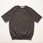 画像をギャラリービューアに読み込む, CK カルバンクライン チャコールグレー 半袖ラグランニット  CALVIN KLEIN CHARCOAL GRAY SHORT SLEEVE SWEATER RAGLAN KNIT WOMENS
