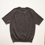 画像をギャラリービューアに読み込む, CK カルバンクライン チャコールグレー 半袖ラグランニット  CALVIN KLEIN CHARCOAL GRAY SHORT SLEEVE SWEATER RAGLAN KNIT WOMENS
