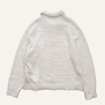 画像をギャラリービューアに読み込む, CK カルバンクラインジーンズ サックスブルー 長袖 ファーポロニット CALVIN KLEIN JEANS SAX-BLUE LONG-SLEEVE FUR POLO SWEATER WOMENS
