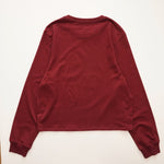 画像をギャラリービューアに読み込む, SATURDAYS NEW YORK CITY サタデーズ ニューヨーク ボルドー 長袖 プリント Tシャツ BORDEAUX LONG SLEEVE PRINT T-SHIRT 63-01w
