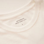 画像をギャラリービューアに読み込む, SATURDAYS NEW YORK CITY サタデーズ ニューヨーク ホワイト 長袖 プリント Tシャツ WHITE LONG SLEEVE PRINT T-SHIRT 63-01w
