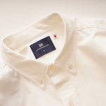 画像をギャラリービューアに読み込む, LEVI'S LEVI STRAUSS &amp; CO. リーバイス リーバイ ストラウス＆カンパニー MADE FROM JAPANESE DENIM ホワイト コットン ボタンダウンシャツ WHITE COTTON B.D. SHIRT
