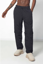 画像をギャラリービューアに読み込む, MAGNLENS マグレンズ ブラック 2ウェイ パファー パンツ BLACK 2WAY PUFFER PANTS MEN
