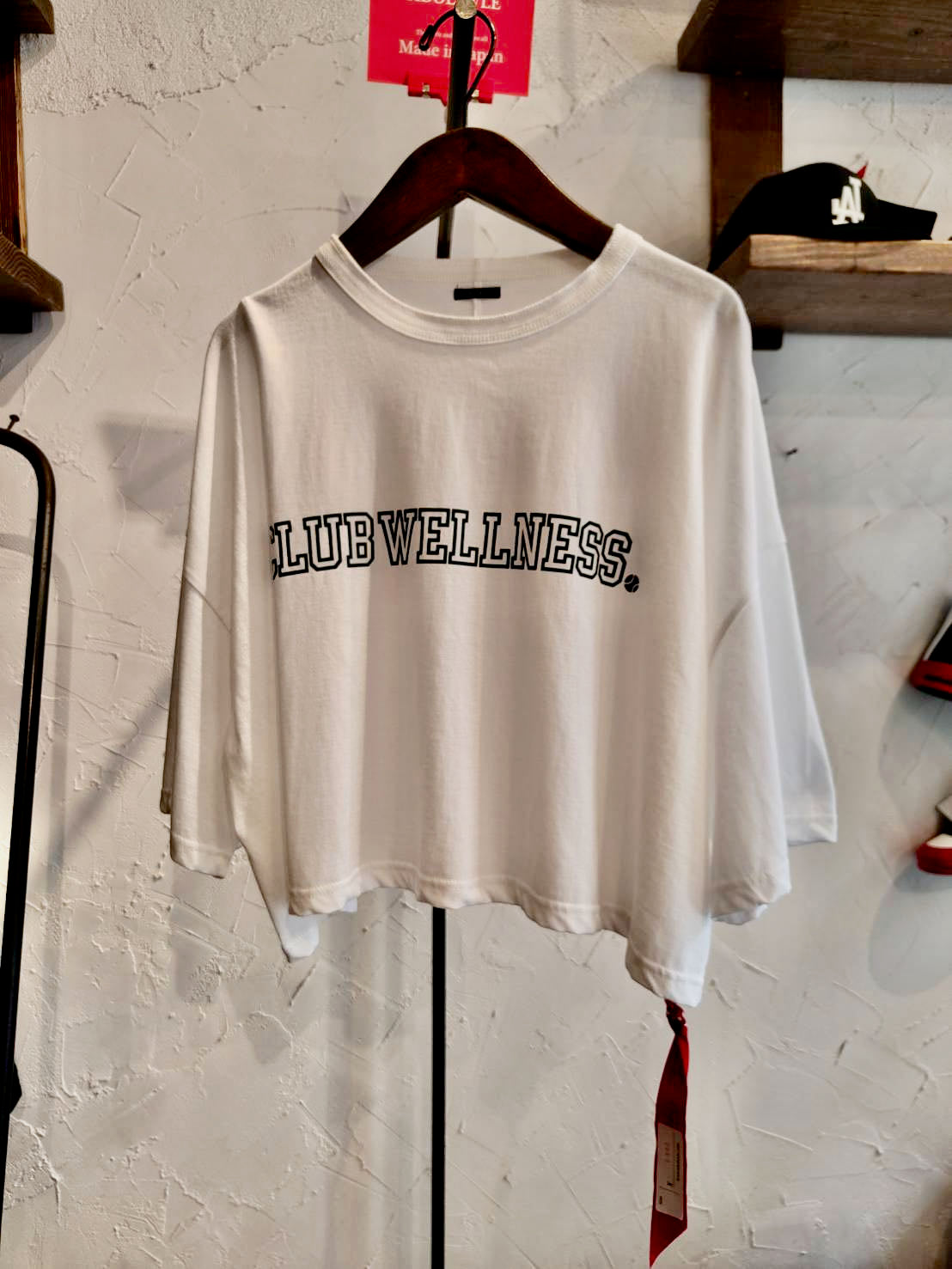 RITA リタ ホワイト クラブウェルネス プリント Tシャツ WHITE CLUB WELLNESS TEE WOMEN
