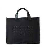 画像をギャラリービューアに読み込む, MAISON MARGIELA PARIS メゾン マルジェラ カバス ラージ ショッピング トートバッグ BLACK CABAS LARGE SHOPPING TOTE-BAG
