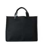 画像をギャラリービューアに読み込む, MAISON MARGIELA PARIS メゾン マルジェラ カバス ラージ ショッピング トートバッグ BLACK CABAS LARGE SHOPPING TOTE-BAG
