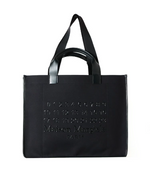画像をギャラリービューアに読み込む, MAISON MARGIELA PARIS メゾン マルジェラ カバス ラージ ショッピング トートバッグ BLACK CABAS LARGE SHOPPING TOTE-BAG
