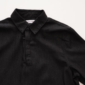 CK カルバンクライン ブラック デニム チュニック シャツワンピース ミニドレス CALVIN KLEIN BLACK DENIM TUNIC SHIRT DRESS WOMENS