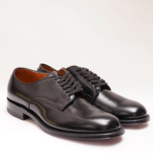 ALDEN オールデン #53711 8.5D ブラック カーフレザー プレーントゥ ミリタリーラスト ウォーターロックレザーソール  リジェクト BLACK CALF PLANE TOE WATERLOCK LEATHER SOLE 379X LAST REJECT