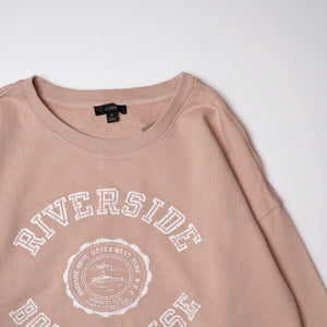 ジェイクルー ピンク ルーズフィット プリント スウェット J.CREW PINK LOOSE-FIT SWEAT-SHIRT WOMENS