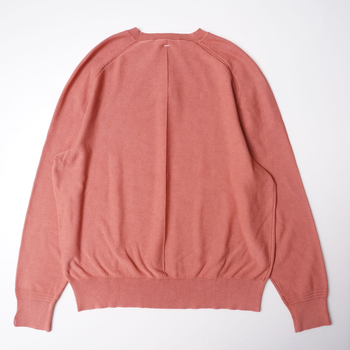 RAG&BONE ラグアンドボーン ダークローズピンク クルーネックコットンニット DARK ROSE LANCE CREW-NECK KNIT MENS