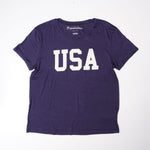 画像をギャラリービューアに読み込む, PRINCE PETER COLLECTION プリンスペーターコレクション ネイビー USAプリント Tシャツ NAVY USA PRINT TEE T-SHIRT WOMENS
